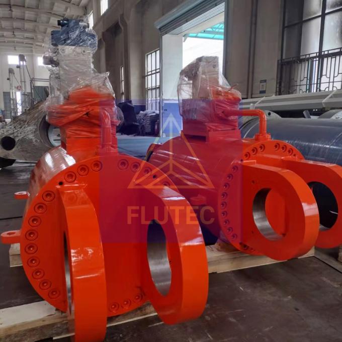 Pruebas de presión 100% cilindros hidráulicos con cabeza abrochada para la industria siderúrgica 1