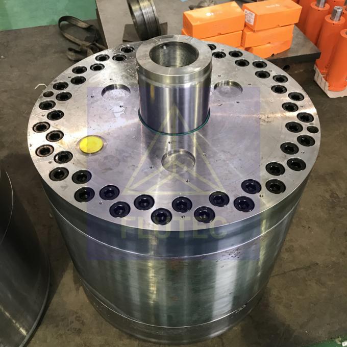 Prueba de presión 100% cilindro hidráulico de pistón hueco para la industria del puente 1
