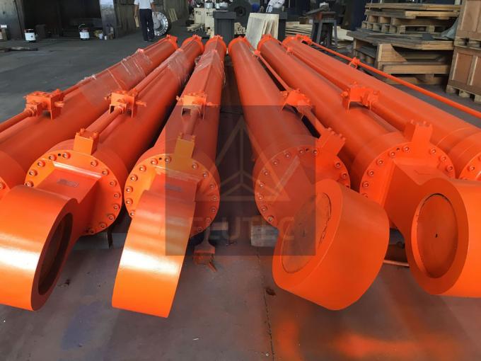 ISO9001 cilindros hidráulicos personalizados / cilindro hidráulico para excavadora de cubos 10