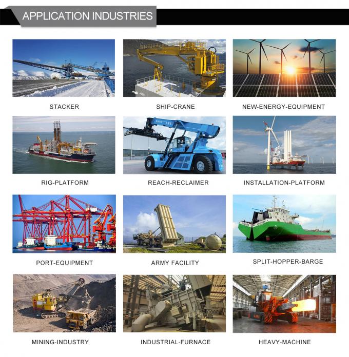 Acero de carbono de doble acción de ingeniería cilindro hidráulico ISO9001 certificado 7