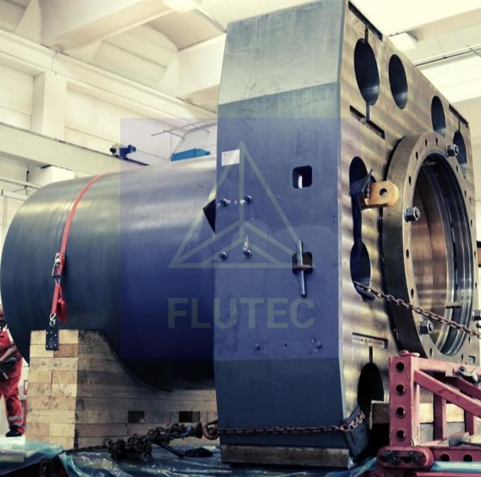 cilindro hidráulico de gran perforado de alta presión para la máquina de extrusión de 5000 toneladas 1