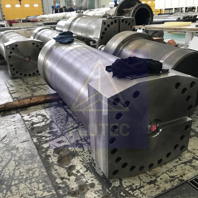 Acero de aleación cilindro hidráulico de largo curso de gran tamaño con sensor de transductor 0