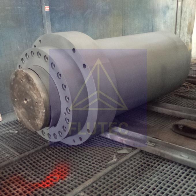 Fabricado a medida cilindro de prensa hidráulica de doble acción de 1250 toneladas aprobado por SGS 1