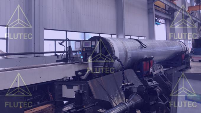 Material de acero al carbono de doble acción de 50 toneladas cilindro de elevación hidráulica 1