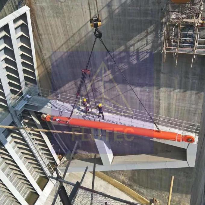 Prueba de presión del 100% de la central hidroeléctrica cilindro de puerta de presa para prensa hidráulica 5