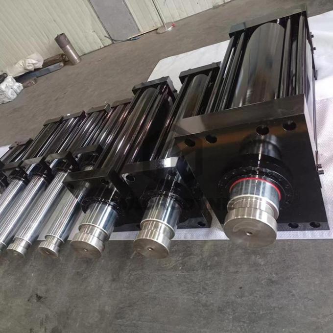 Flutec cilindro hidráulico telescópico cilindro de aceite de doble acción para ingeniería mecánica 2