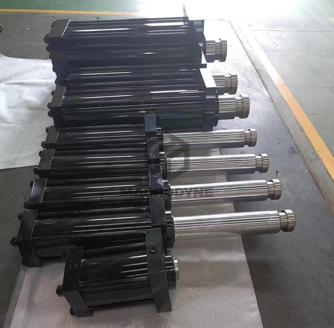 Flutec cilindro hidráulico telescópico cilindro de aceite de doble acción para ingeniería mecánica 1