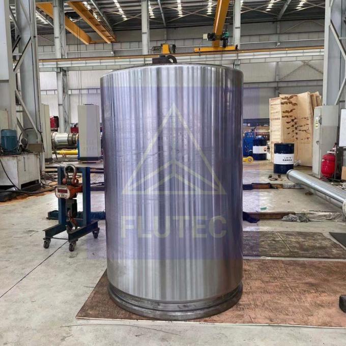 Prueba de presión 100% cilindro de prensa de 3500 toneladas con espesor personalizado 3
