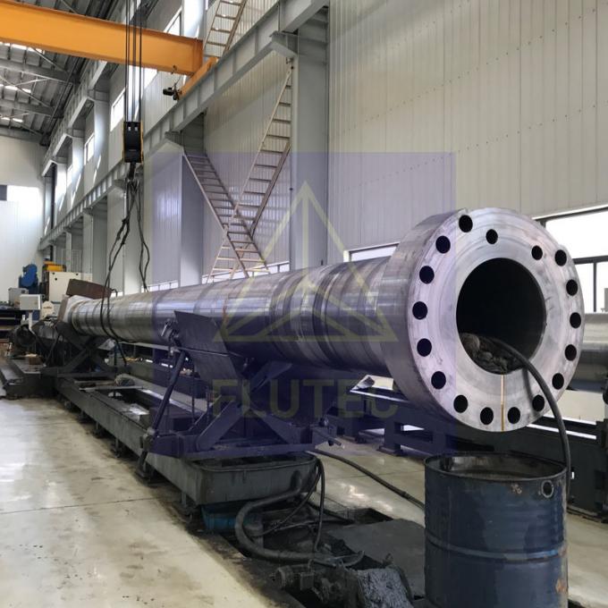 Fabricado por Tailer Ck45 cilindro hidráulico con tubo afilado estándar GB 1