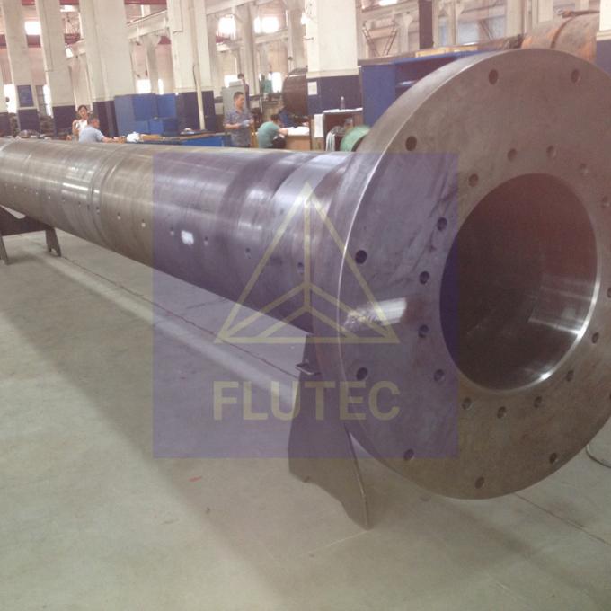 Fabricado por Tailer Ck45 cilindro hidráulico con tubo afilado estándar GB 2