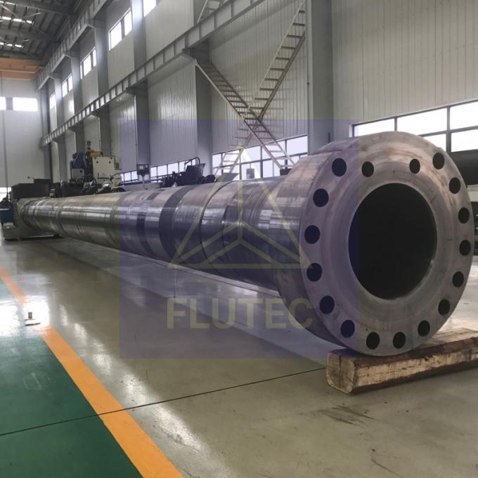 Fabricado por Tailer Ck45 cilindro hidráulico con tubo afilado estándar GB 4
