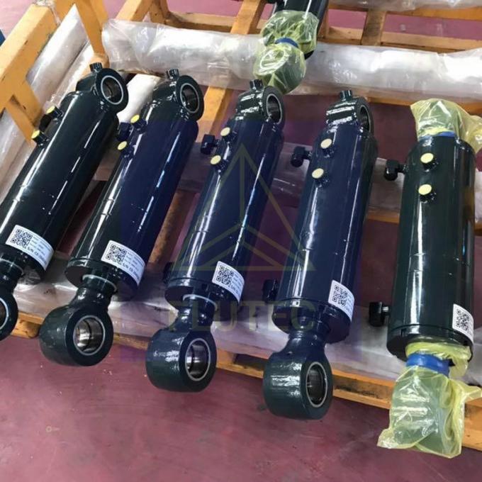 Equipo móvil cilindro hidráulico de acero al carbono de doble acción tipo de pistón 2
