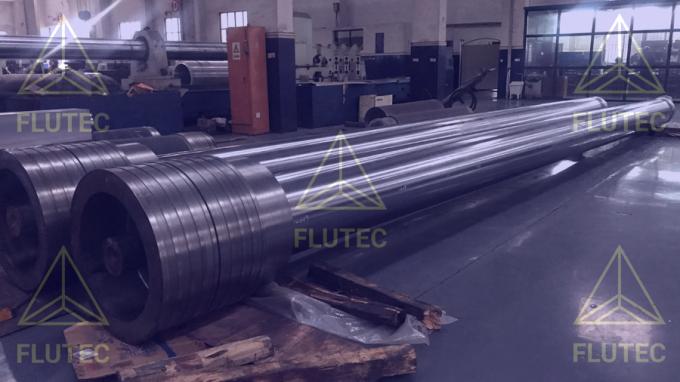 Acero cilindro hidráulico de pistón varilla de mecanizado CNC personalización disponible 0