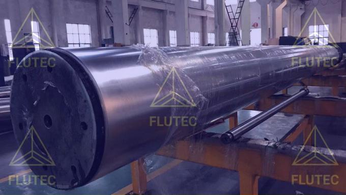 Acero cilindro hidráulico de pistón varilla de mecanizado CNC personalización disponible 1