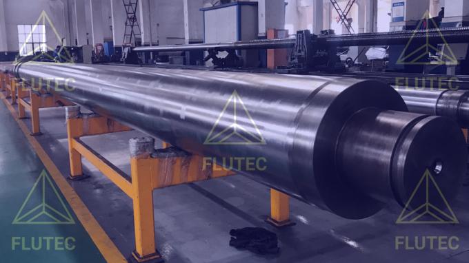 Acero cilindro hidráulico de pistón varilla de mecanizado CNC personalización disponible 2