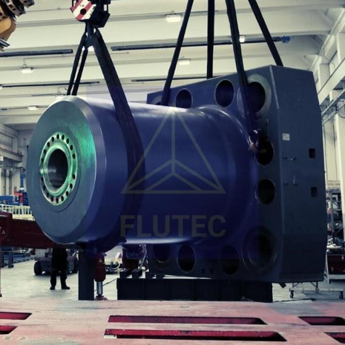 Tailer fabricó cilindro de prensa hidráulica de extrusión extra grande para la industria del acero 0