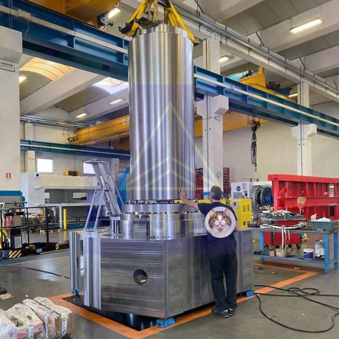 Tailer fabricó cilindro de prensa hidráulica de extrusión extra grande para la industria del acero 3