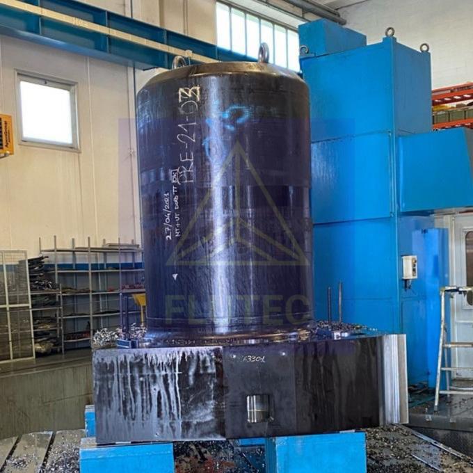 Tailer fabricó cilindro de prensa hidráulica de extrusión extra grande para la industria del acero 4