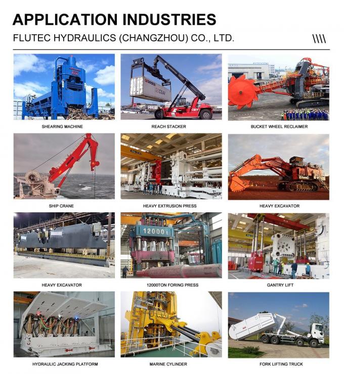 China Venta caliente de cilindros hidráulicos estándar ISO 6022 para grúas de buques 6