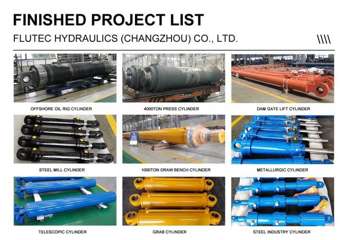 cilindro hidráulico cilindro guiado interno personalizado para máquina de fundición de aluminio 1