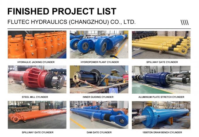 cilindro hidráulico cilindro guiado interno personalizado para máquina de fundición de aluminio 3