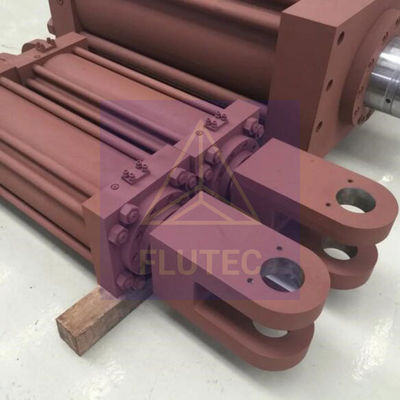 Carbon Steel Stainless Hydraulic Cylinder , Heavy Duty Tie Rod Type Cylinder