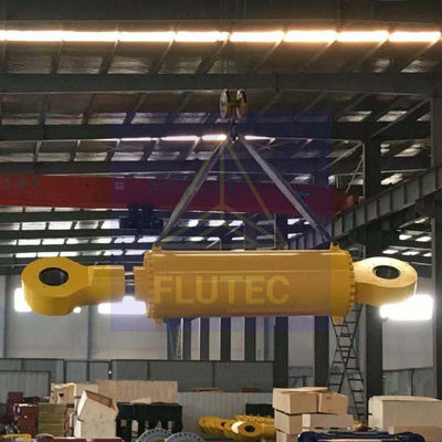 Steel Marine Hydraulic Cylinder Custom Made Long Stroke Hydraulic Press Cylinder