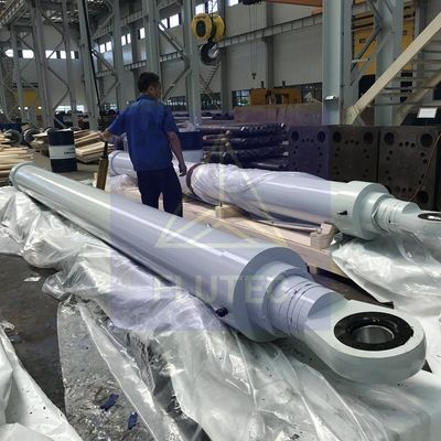 Offshore Hydraulic Press Cylinder Double Acting For Naval Barge