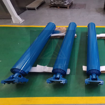4 Stage Telescopic Hydraulic Cylinder Double Acting For Hydraulic Gantry