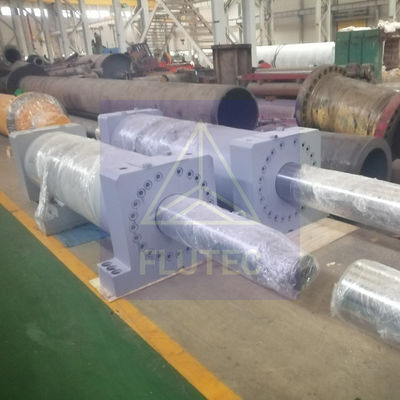 Acero carbono cilindros hidráulicos personalizados de doble acción para la industria del acero
