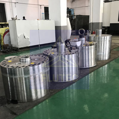 Prueba de presión 100% cilindro hidráulico de pistón hueco para la industria del puente