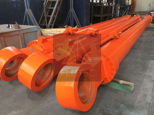 cilindro hidráulico personalizado para la puerta de la presa / planta hidroeléctrica de alta eficiencia