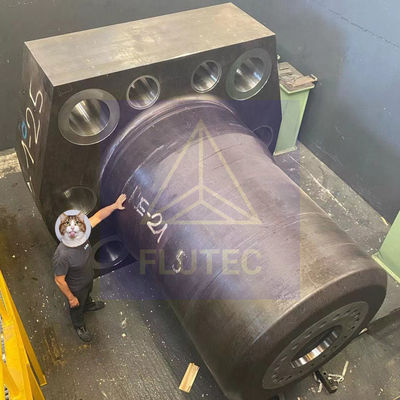 Tailer fabricó cilindro de prensa hidráulica de extrusión extra grande para la industria del acero