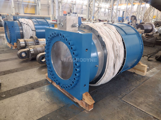 Tipo de cilindro hidráulico industrial de acero al carbono